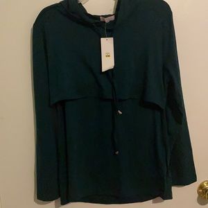 NWT Hooded nursing top